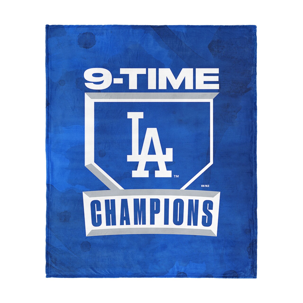 MLB Los Angeles Dodgers 2025 World Series Multi Champ Unleashed Silk Touch Throw Blanket 50 x 60 inches